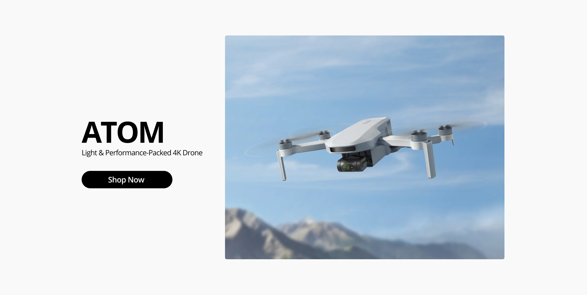 Potensic ATOM — 4K camera drone with 3-axis gimbal. Shop now.