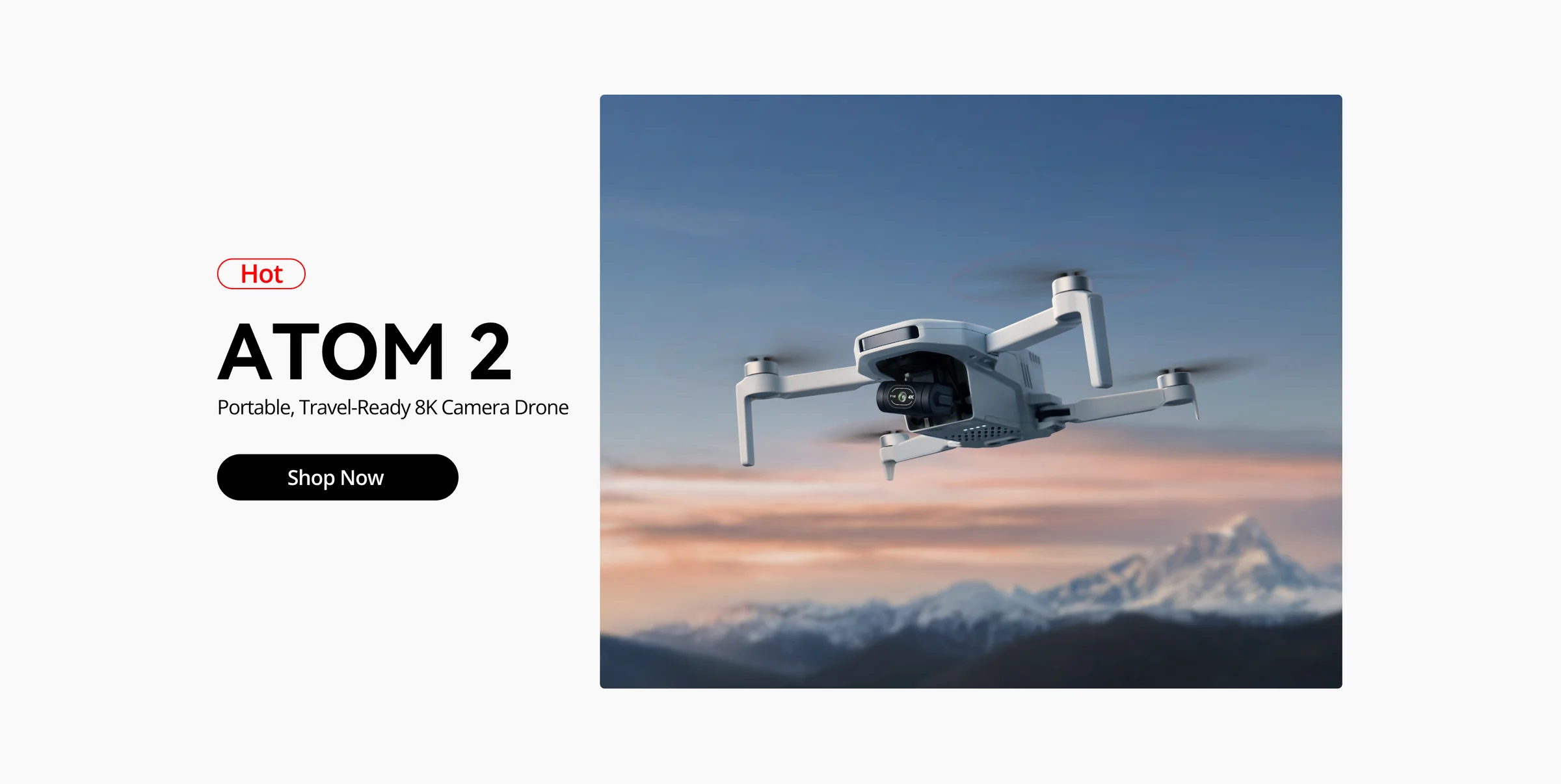 Potensic ATOM 2 — 4K HDR camera drone. Shop now.