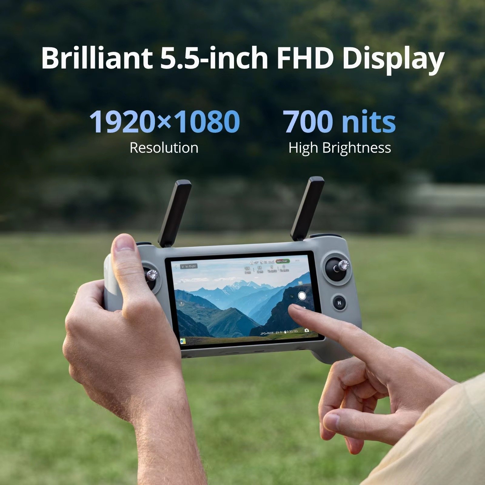 Potensic PTD 1 remote controller with 5.5 inch full HD display
